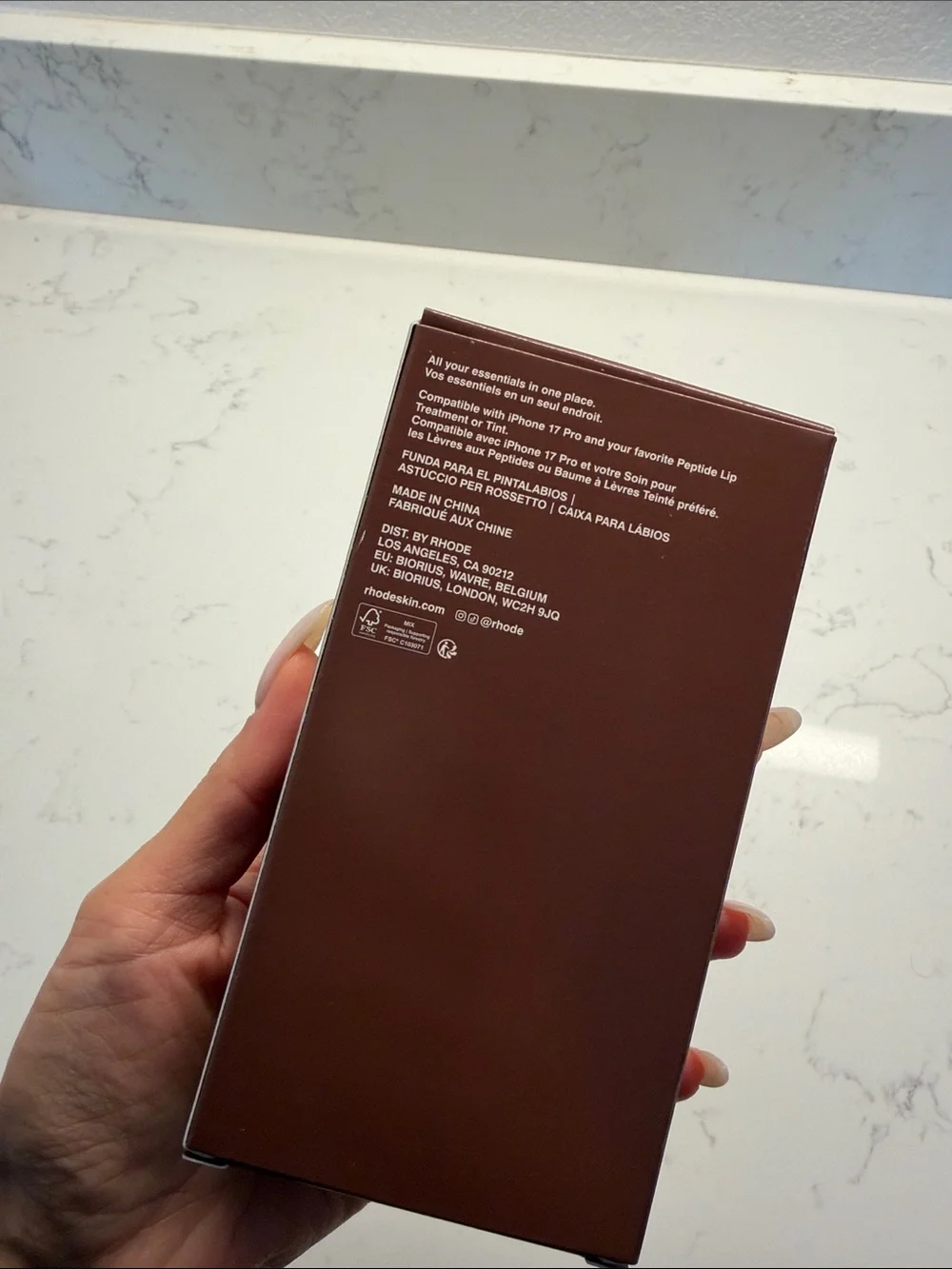 Rhode Lip Case - iPhone 17 Pro Bronze